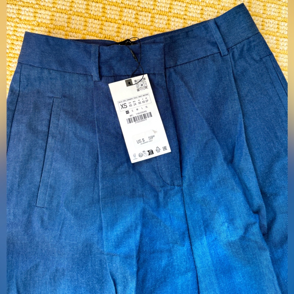 Cool girl Summer Denim - Baggy high waist Lightweight - size XS by Zara - *NWT👖